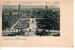 Gruss Aus KARLSRUHE    (Voir Scans: Recto Et Verso) - Karlsruhe