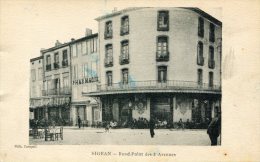 CPA 11 SIGEAN ROND POINT DES 3 AVENUES 1923 - Sigean