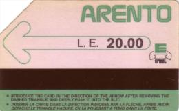 EGYPTE EGYPT ARENTO L.E. 20.00 1988 UT ANCIENNE OLDTIMER CARD - Egypt