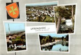 CPSM  LATRONQUIERE   Le  Village Et Ses Environs Vu Du Ciel - Latronquiere