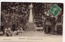 VAR 83 CUERS PLACE CARNOT FONTAINE DU COQ LAVANDIERE ET LAVAGE DES TONNEAUX  LA BUGADE - Cuers