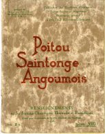 POITOU  -  SAINTONGE  -  ANGOUMOIS    -  1926 - Poitou-Charentes