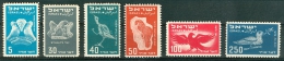 Israel - 1950, Michel/Philex No. : 33-38, - MNH - No Tab - - Nuovi (senza Tab)