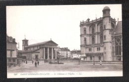 CPA 78 SAINT-GERMAIN-en-LAYE LE CHATEAU ET L'EGLISE UNUSED - St. Germain En Laye (Castello)