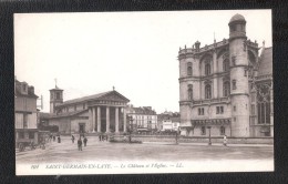 CPA 78 SAINT-GERMAIN-en-LAYE LE CHATEAU ET L'EGLISE UNUSED - St. Germain En Laye (Castillo)