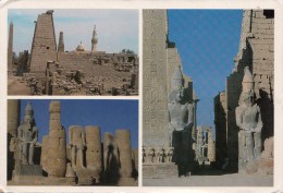 ZS42471 Temple Of Lixor Colosses Of Ramses II   2  Scans - Louxor