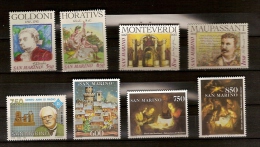 San Marino Saint-Marin 1993 Yvertn° 1324 Et 1344-50 *** MNH Cote 12,25 Euro - Ungebraucht