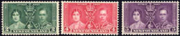 Newfoundland #230-32 Mint Never Hinged Coronation Issue From 1937 - 1865-1902