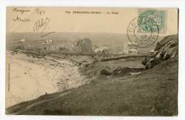 Ref 191 - TREGASTEL-PRIMEL - La Plage (CARTE PIONNIERE De 1903 - Scan Du Verso) - Primel