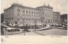 Kiel Germany, Marine Academy Building, C1900s Vintage Postcard - Kiel