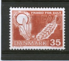 DANEMARK: CAMPAGNE MONDIALE CONTRE LA FAIM  - N° Yvert 417* - Unused Stamps