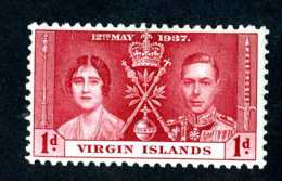 5902x)  Virgin Is 1937  ~ SG # 107 ~ Mint* ( Cat. £.40-)~ Offers Welcome! - Iles Vièrges Britanniques