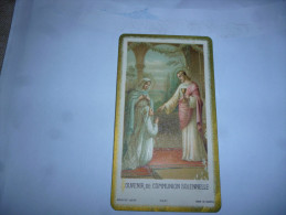 Souvenir Communion  Justine STEVENNE Aiseau 1933 - Communion