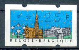 Belgien Klussendorf ATM ATM81 Belgica 25F (1990) MNH XX - Sonstige & Ohne Zuordnung