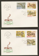 MOZAMBIQUE Serpent REPTILES FDC 1982 MOÇAMBIQUE Snake Snakes REPTILES FDC 1982 - Serpenti