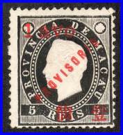 MACAO 1894 KING LUIZ WITH PROVISORIO SURCHARGE SC# 58 VF NGAI CV$11.00 - Altri & Non Classificati