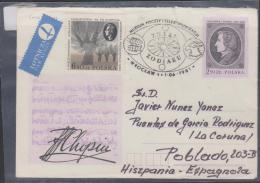 O) 1981 POLAND, FREDERICK CHOPIN-CHOPINA-PIANIST, FDC XF. USED TO SPAIN - FDC