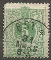 45  Obl  EST 4 (+250)  Coin Rond - 1869-1888 Lion Couché