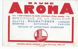 Baume    "  AROMA   "            Ft  =  13  Cm  X  21 Cm - Produits Pharmaceutiques