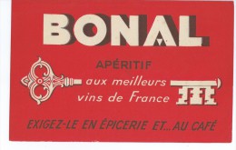 Apéritif    "   BONAL   "            Ft  =  13  Cm  X  21 Cm - Levensmiddelen