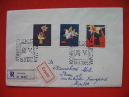 COVER-LETTER EXPRES R ZKS KONGRES LJUBLJANA - Storia Postale