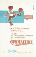 Chaussures De Foot - Ball       "  Chocolat  OVOMALTINE   "          Ft  =  13 Cm  X  21 Cm - Chaussures