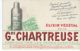 Elixir De La   " GRANDE  -  CHARTREUSE  "           Ft  =  13.5 Cm  X  21 Cm - Schnaps & Bier