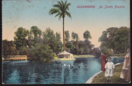 CPA - (Egypte) Alexandrie - Au Jardin Nouzha - Alexandrie