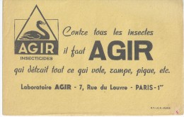 Insecticides    "  AGIR  "   -   Ft  =  21.5 Cm X 13.5 Cm - Café & Té