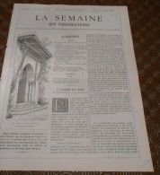 La Semaine Des Constructeurs. N°15. 5 Octobre1889. Galerie Centrale. Portes Des Expositions Diverses. - Revistas - Antes 1900