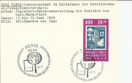 ALEMANIA DDR PENING LUPA FILATELIA - Covers & Documents