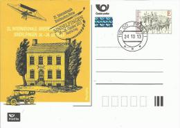 Czech Republic - 2013 - 31st International Stamp Fair In Sindelfingen - Postcard With Hologram And Postmark - Postcards