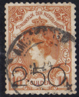 Olanda - Francobollo N. 96 - 10 Golden Soprastampato 250 - Usato - Usati