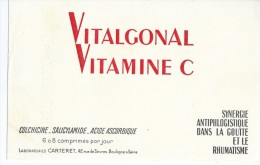 Laboratoires  Carteret     "  VITALGONAL  "  Vitamine C        -     Ft  =  21 Cm  X  13.5  Cm - Coffee & Tea