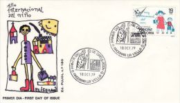 SPANISH ANDORRA 1979 INTERNATIONAL YEAR OF CHILD MICHEL NO :125  FDC - Covers & Documents