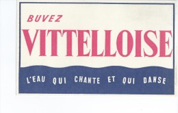 Eau    " VITTELLOISE   "               -   Ft  =  12. Cm  X  19.5 Cm - Alimentaire