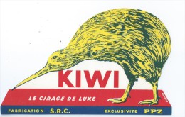 Cirage De Luxe     "  KIWI   "               -   Ft  =  12.5 Cm  X  20. Cm - Wash & Clean