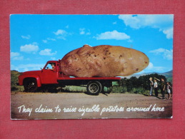 Truck With Large Potato  1967 Cancel   -  Ref-1086 - Trucks, Vans &  Lorries