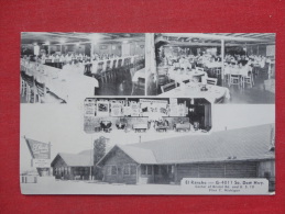 Multi View  El Rancho Restaurant  Flint Michigan Not Mailed  Ref-1086 - Flint