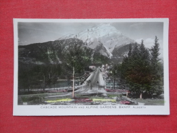 Color RPPC  > Canada > Alberta > Banff   Cascade Mountain Not Mailed  Ref-1087 - Banff