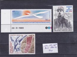 ANTARTIQUE TAAF NEUF LUXE Nr114-115-116** 1990-91  COTE 25€ - Unused Stamps