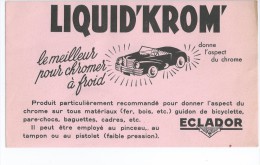 Eclador   "  LIQUID'KROM  "       -   Ft  =  12 Cm  X  21 Cm - Automotive