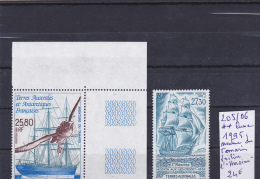 ANTARTIQUE TAAF NEUF  LUXE N R  205/06**  1995 COTE 24€ - Unused Stamps