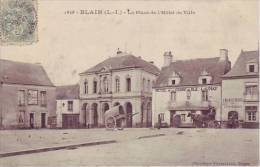 44 BLAIN - D6 - (attelage) La Place De L´hôtel De Ville - HOTEL DE LA GERBE DE BLE LAUNAY - CHARCUTERIE Et CONSERVES - Blain