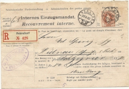 1902 Einzugsmandat Fehraltdorf Mit 68E - Briefe U. Dokumente