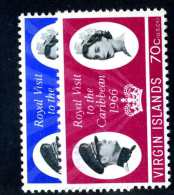 5931x)  Virgin Is 1966  ~ SG # 201-02  Mnh** ~ ( Cat. £1.80 )~ Offers Welcome! - British Virgin Islands
