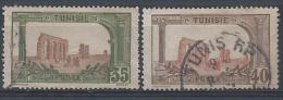Tunisie N° 37-38  Obl. - Used Stamps