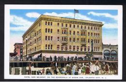 RB 952 - USA Postcard - Hotel New Belmont - On The Boardwalk At Ocean Ave - Atlantic City New Jersey - Atlantic City