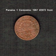 PANAMA     1  CENTESIMO  1967  (KM # 22) - Panamá