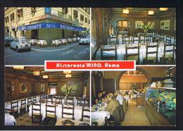 RB 952 - Multiview Postcard -  Ristorante "Mino" Roma Rome Italy - Wirtschaften, Hotels & Restaurants